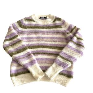 Vero Moda Fuzzy Striped Sweater